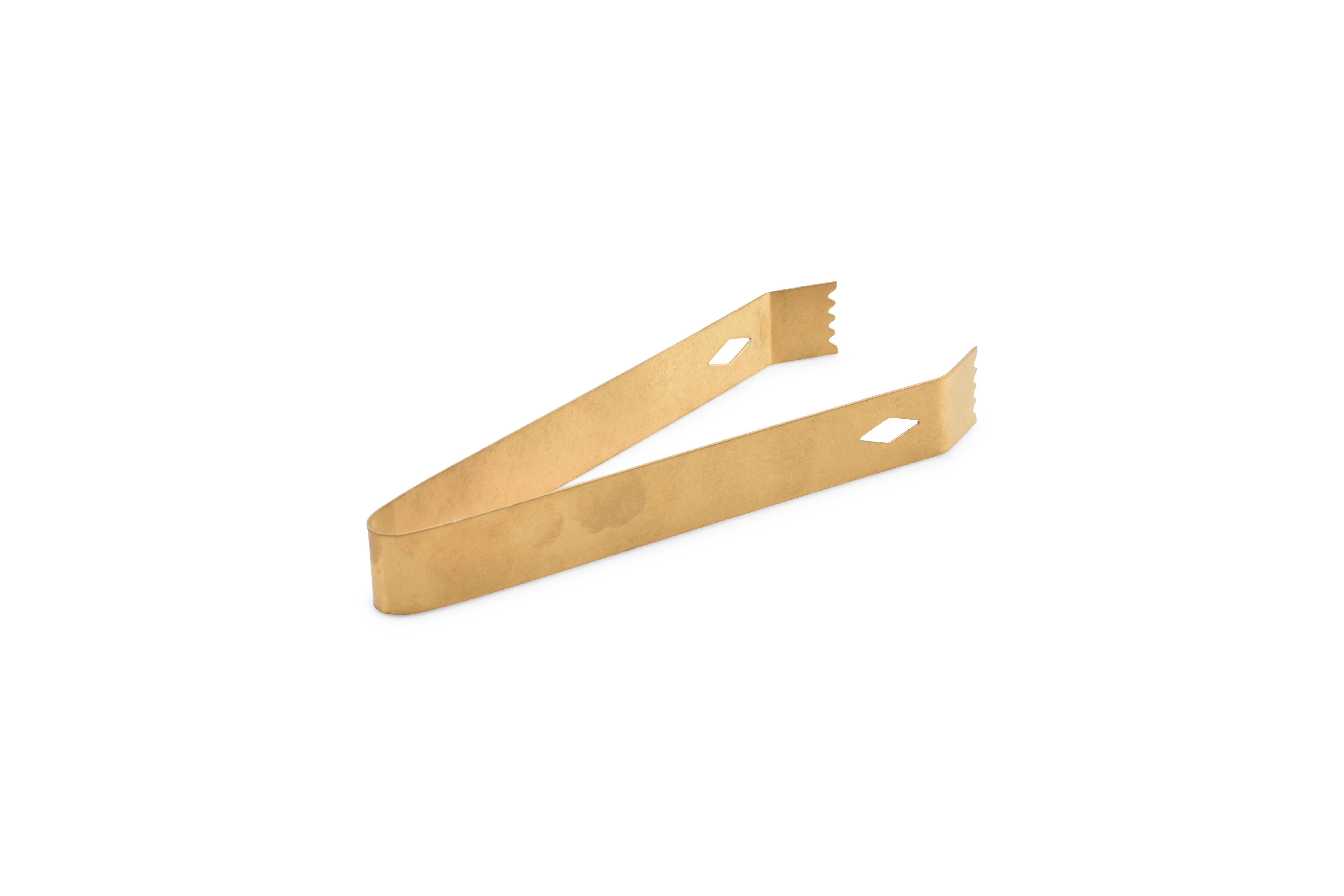 Ijsblokjestang 16cm antique goud Bar