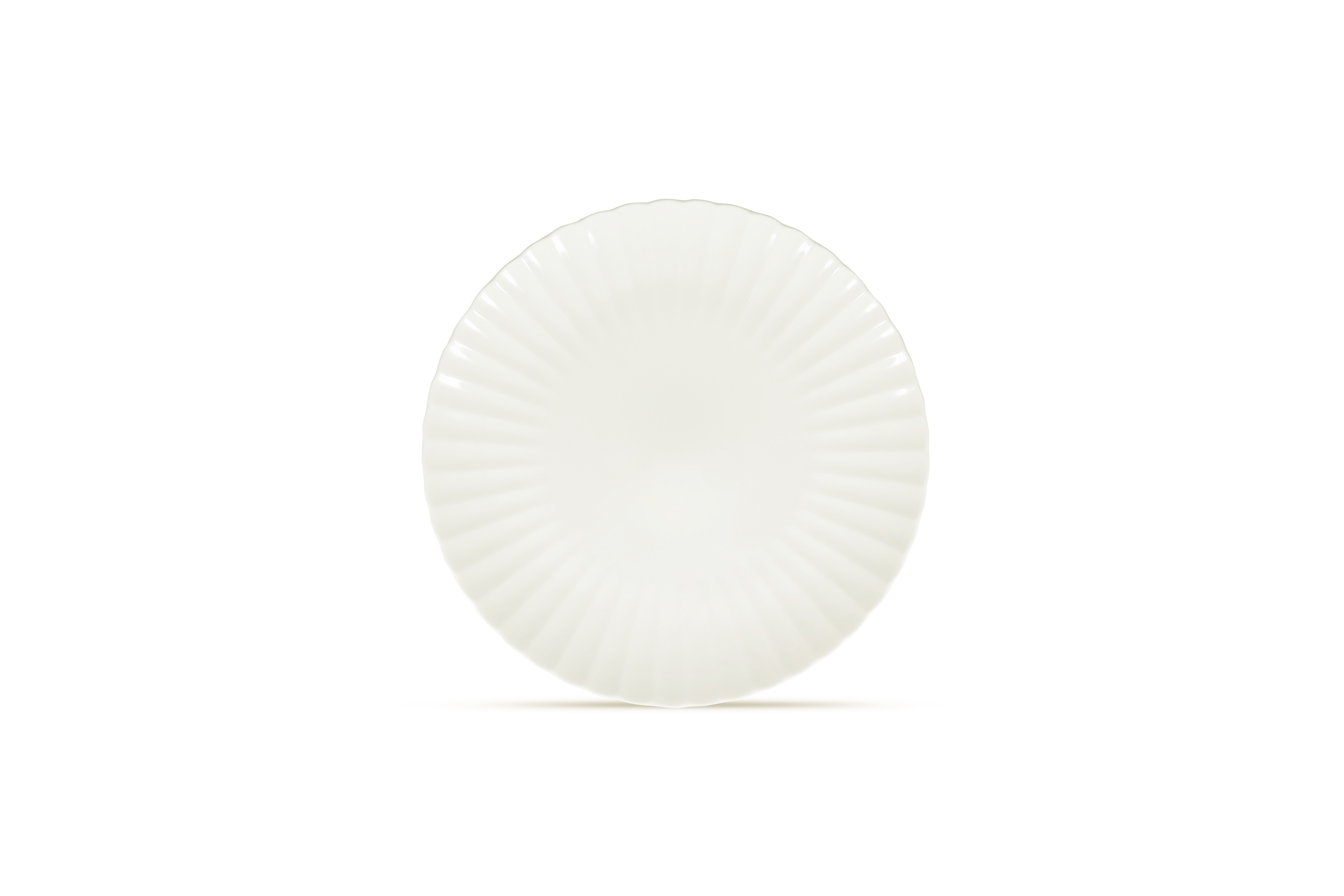 Plat bord 21cm white Bloom