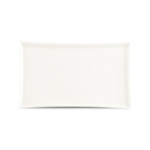 Plat bord 33x20cm white Line