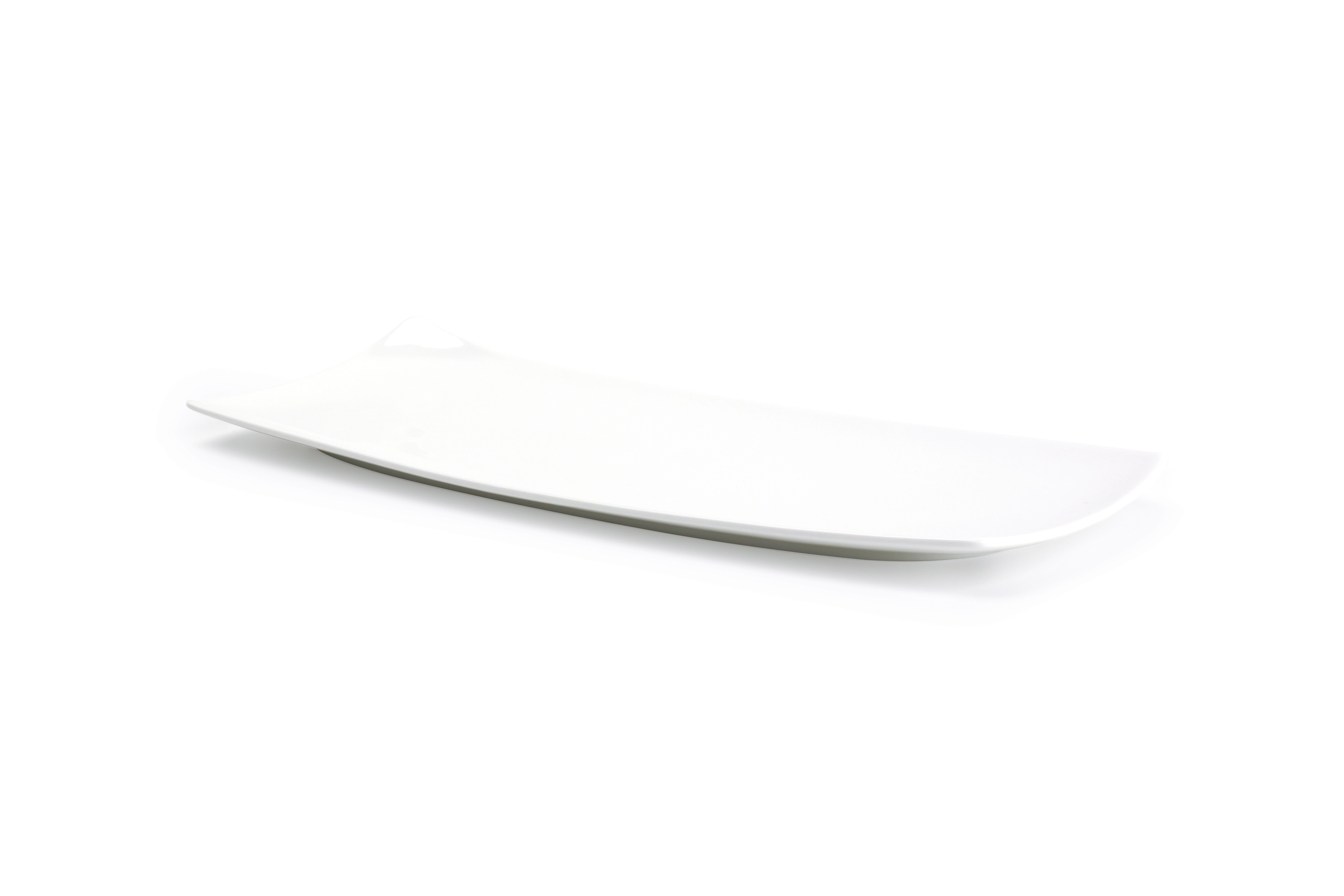 Serveerschaal 30,5x13cm wit Appetite