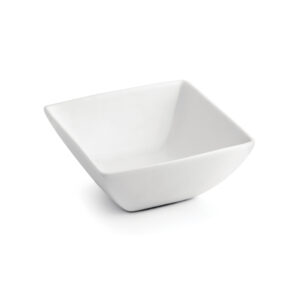 Kom 14x14xH5,5cm wit Squito
