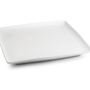 Plat bord 23x23cm wit Squito