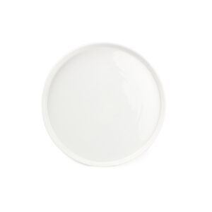 Plat bord 22,5xH2cm wit Gusto