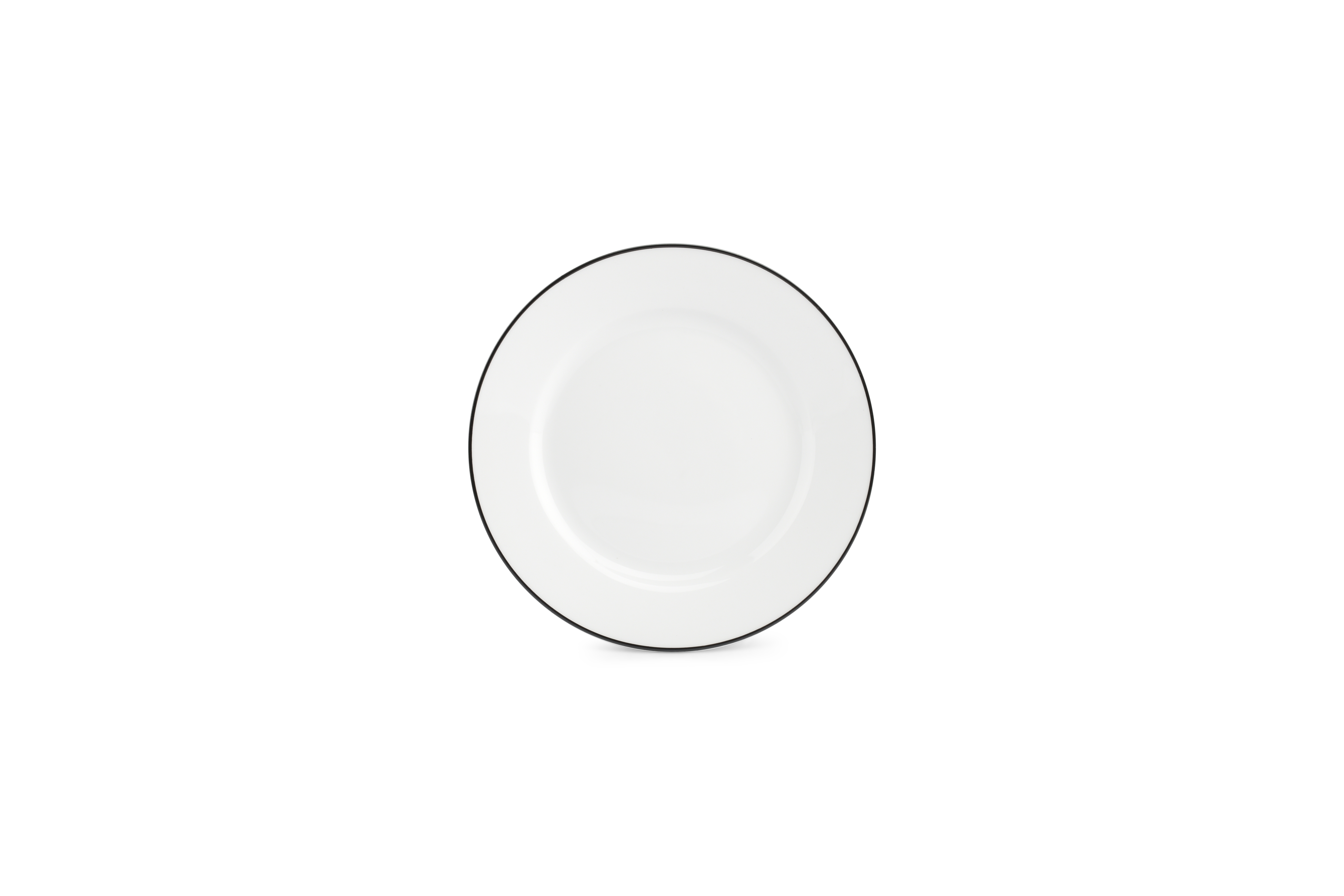 Plat bord 19,5cm black rim Bistro