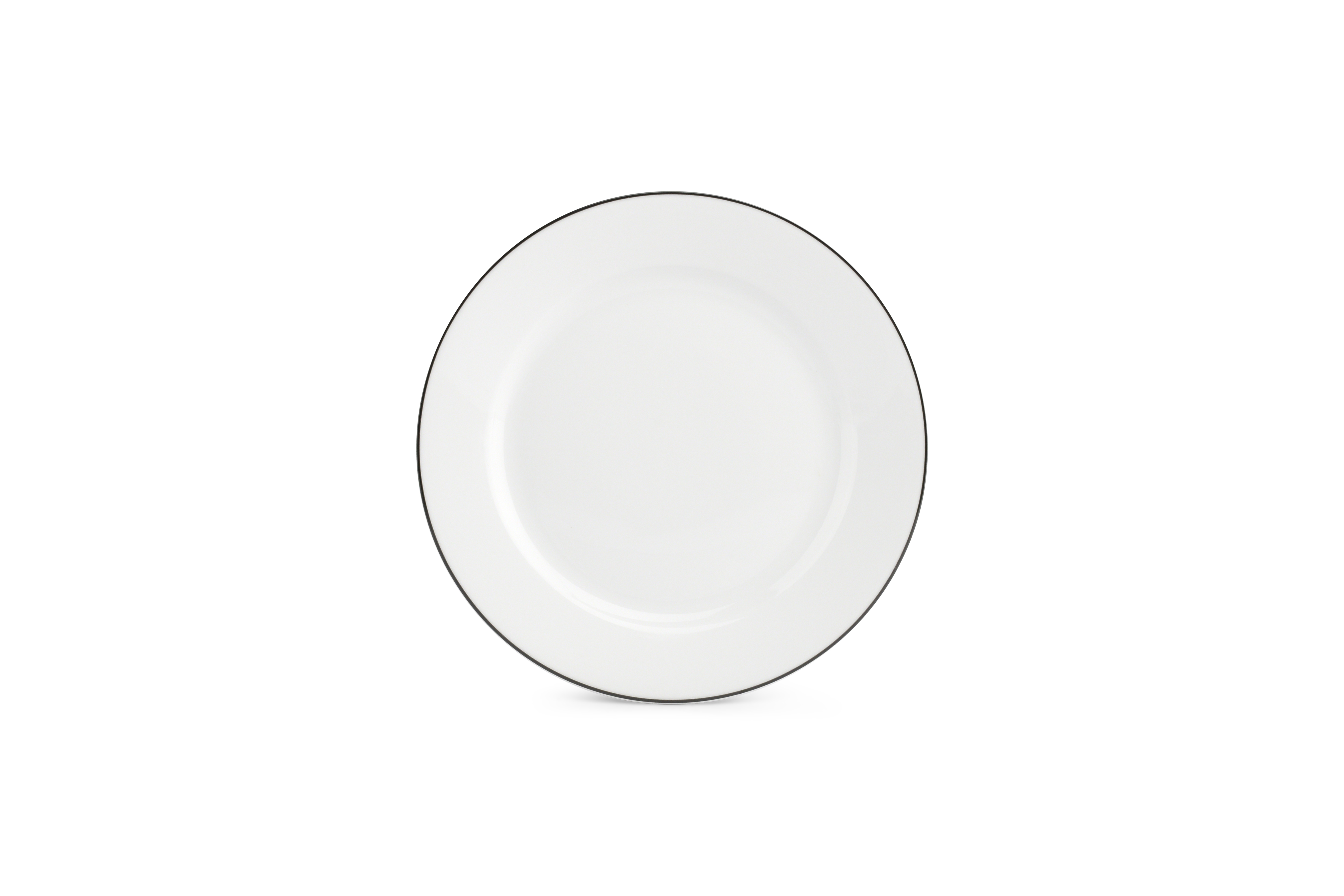 Plat bord 24,5cm black rim Bistro