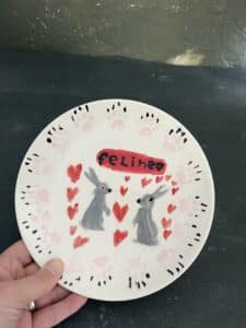 servies beschilderen ouder kind workshop